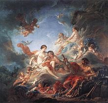 Vulcan Presenting Venus with Arms for Aeneas, 1757