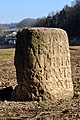 A Roman milestone discovered during the construction of the canal in 1640