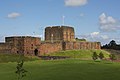 Image 46Carlisle Castle – begun by William Rufus in 1092; rebuilt in stone under Henry I, 1122–35, and David I of Scotland, 1136–1153 (from History of Cumbria)