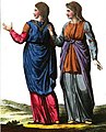 Image 71A 19th century depiction of Dacian women (from History of Romania)