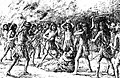 Image 24Depiction of the revolt of the Mission Indians against padre Luis Jayme at Mission San Diego de Alcalá in 1775. (from History of California)