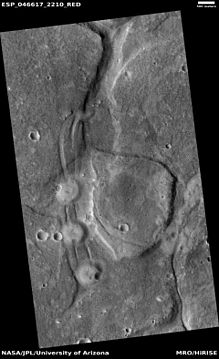 Mud volcanoes, as seen by HiRISE under HiWish program