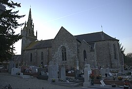 The church in Saint-Connan