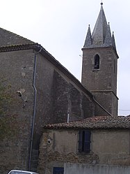 The church in Conilhac