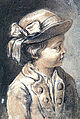 &François Boucher, Portrait of a child with a hat, 18th century