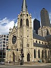 Holy Name Cathedral on State Street in Chicago