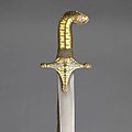 Hilt of Ghazi-ud-Din Haidar Shah's sword.