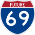 Future Interstate 69 marker