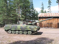 Infanterikanonvagn 91, Swedish turreted amphibious assault gun