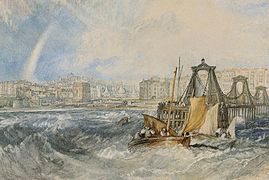 The Chain Pier at Brighton, by J. M. W. Turner