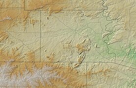 Llano area in relief context