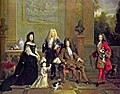 Die Familie Ludwigs XIV., Frankreich, um 1710