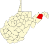 Hampshire County map