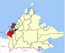 Location of Beaufort