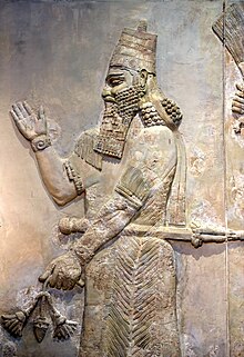 Bas-relief depicting Sargon II