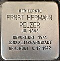 Stolperstein für Ernst Hermann Pelzer (Vogelsanger Straße 1)