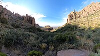 view from Superstition Ridgeline Trail