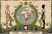 "Smoke Empire Tobacco" Illustration for the Empire Marketing Board (1928).