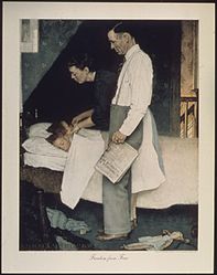 Freedom from Fear (Saturday, March 13, 1943) – from the Four Freedoms series by Norman Rockwell