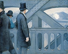 Gustave Caillebotte, On the Pont de l’Europe, 1876–1877