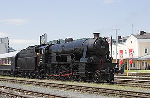 Museumslokomotive 33.132 am Köflacherbahnhof in Graz (19. Mai 2007)