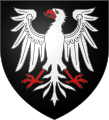 Coat of arms of the Hurt of Schoeneck (or Schöneck) family, a branch lords of Beaufort.