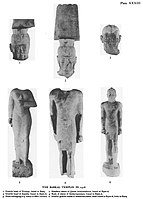 Barkal statues excavated in 1916
