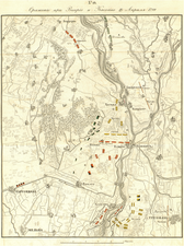 Combats of Vaprio and Cassano A – The initial Allied position from the evening of 26 April B – The troops' position at the battle itself on 27 April