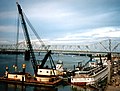 The U.S. Army Corps of Engineers assists in the salvage of Belle of Louisville after the 1997 incident.
