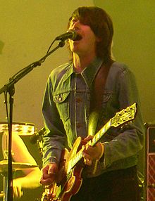 Butler performing live with The Tears at the Roskilde Festival 2005