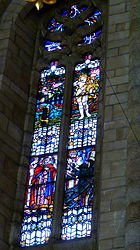 Window in Cape Town Cathedral. Shown courtesy Stewart Harris.