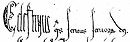 Celestine III's signature