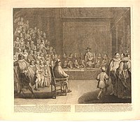 The Trial of the King, plate from The Reign of Charles I, after Peter Angelis, British Museum, London