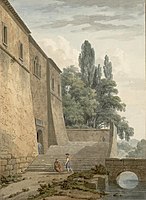 Staircase of Castel Gandolfo near Rome, n.d., Albertina, Vienna