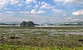 Looking across to Dumbarton at low tide