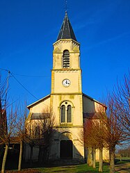 The church in Mailly-sur-Seille
