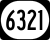Kentucky Route 6321 marker