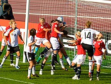 Germany playing Norway in Tampere, 24 August