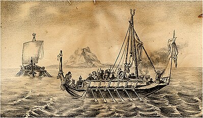 Garay warships in the Sulu Sea, c. 1850