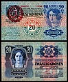 Twenty Hungarian korona