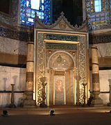 Mihrab in the Hagia Sophia, Istanbul, Turkey