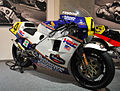 The Rothmans Honda NSR500, ridden by Freddie Spencer in the 1985 season on display.