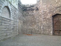 Cross marking the place of execution of James Connolly.