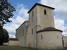 The church in Le Pian-Médoc