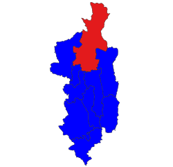 Location in Taunggyi district