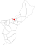 Location of Hagåtña in Guam