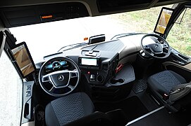 Mercedes-Benz Actros 5 Führerhaus mit elektronischen Rückspiegeln
