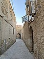 The unique brickwork of the old streets in the Medina of Tozeur, 2021