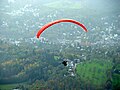 Paragliding above Baden-Baden
