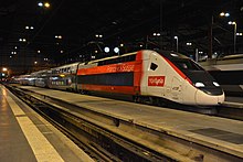 TGV Euroduplex at the Gare de Lyon in Paris